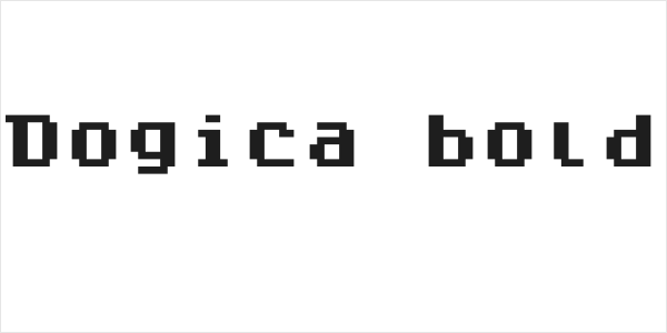Dogica bold Logo