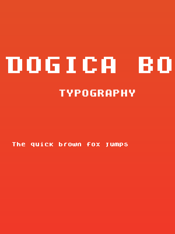 Dogica bold Poster