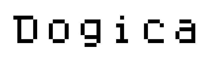 Dogica  フリーフォントのダウンロード