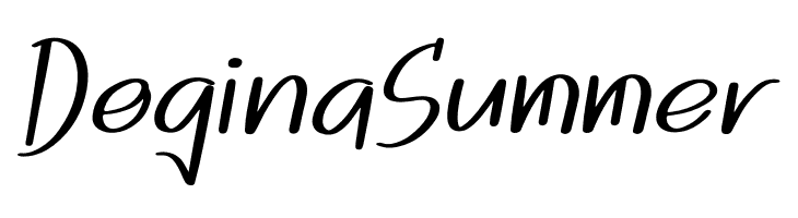 Dogina Summer Schriftart