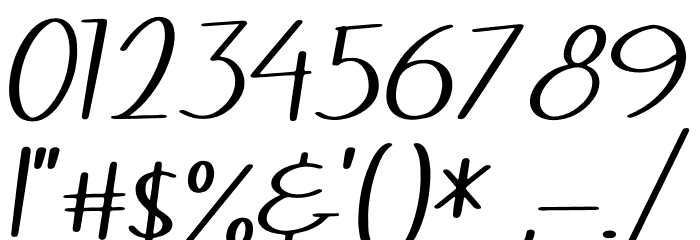 Dogina Summer Schriftart Anderer Schreiben