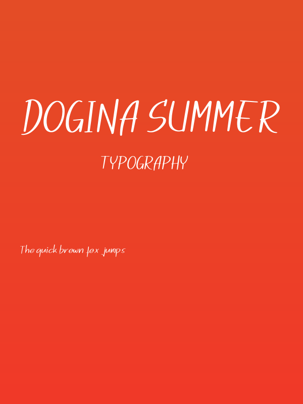 Dogina Summer Poster