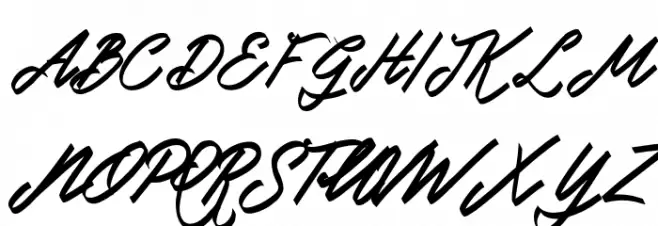 Doglas FREE Font Litere mari