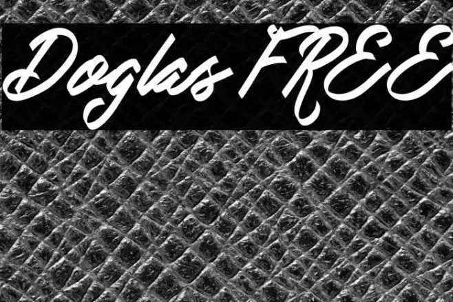 Doglas FREE Font examples