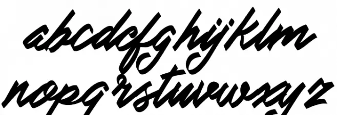 Doglas FREE फ़ॉन्ट लोअरकेस