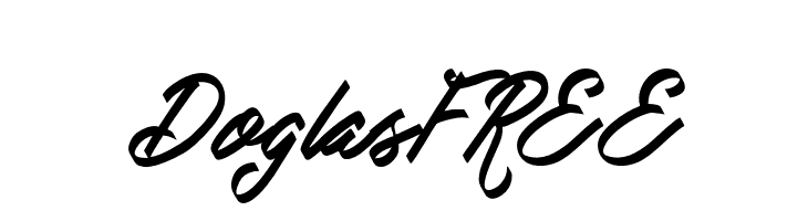 DoglasFREE  font caratteri gratis
