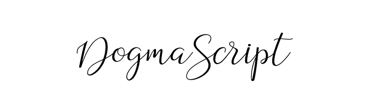 DogmaScript  Frei Schriftart Herunterladen