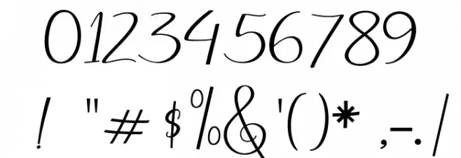 DogmaScript Font OTHER CHARS