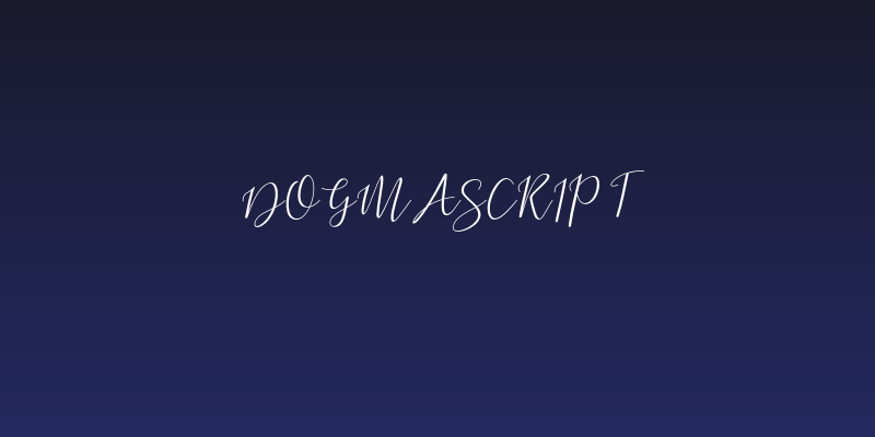 DogmaScript Social Header
