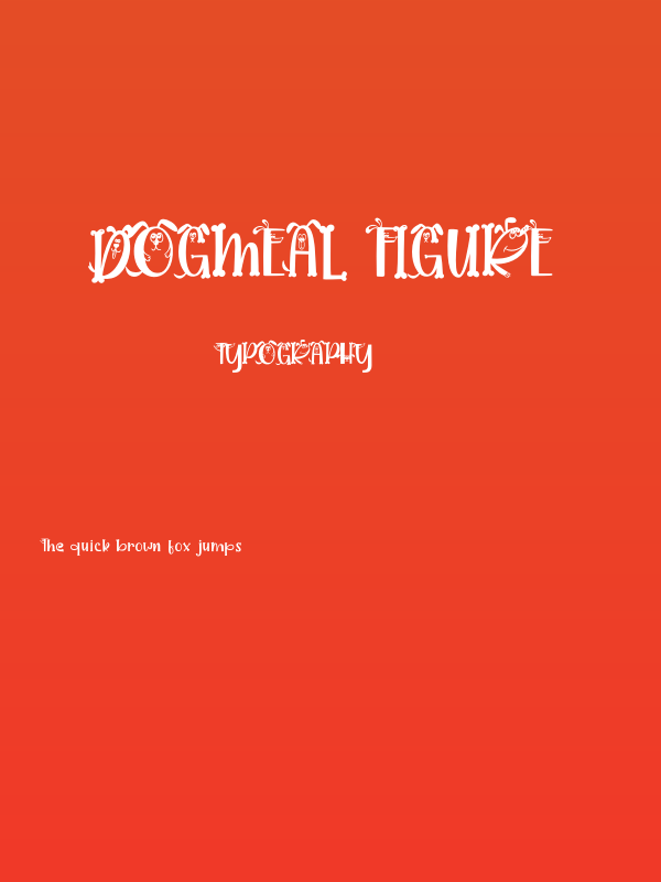 Dogmeal Figure Poster