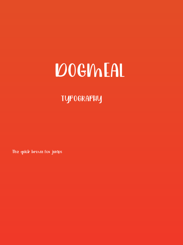 Dogmeal Poster