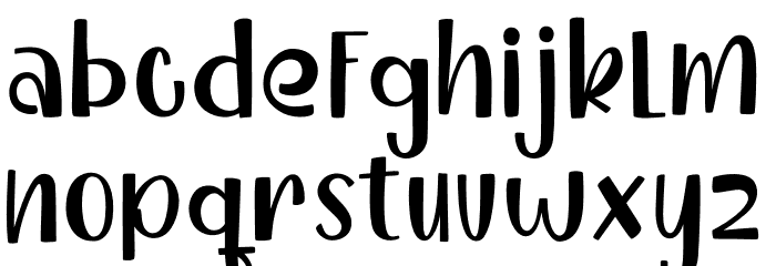 Dogmeal Font LOWERCASE