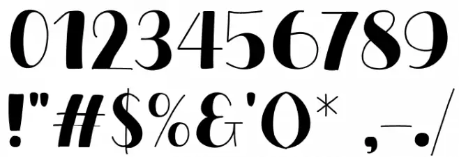 Dogname Font OTHER CHARS