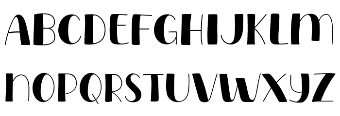 Dogname Font LOWERCASE