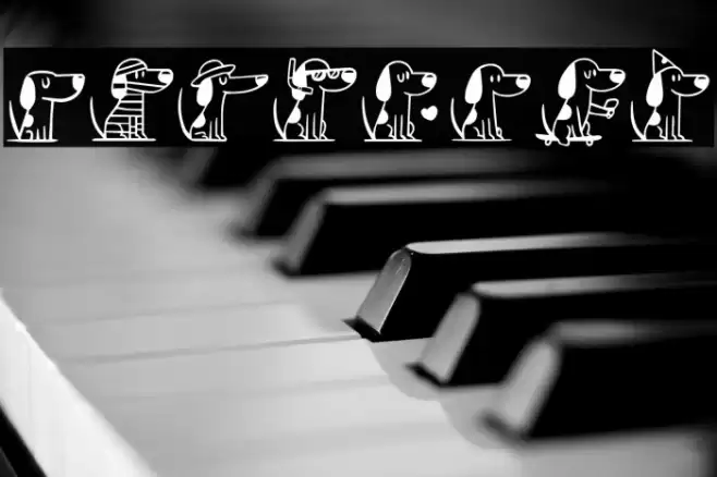 Dogpixur Font examples