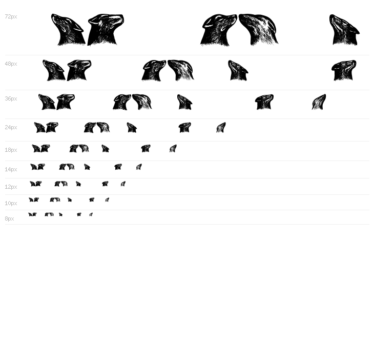 Dogs Regular Waterfall