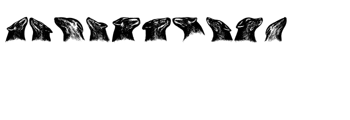 Dogs Regular Font LOWERCASE