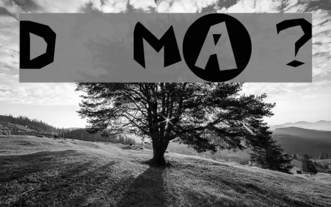 Dogs on Mars? Font examples