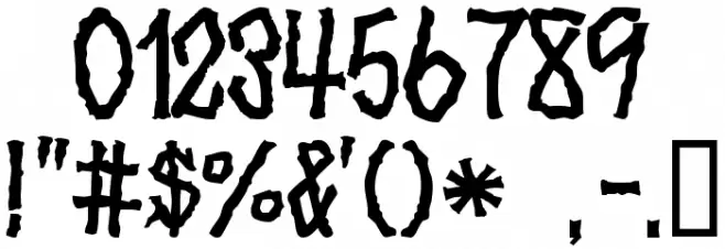 Dogs Font OTHER CHARS