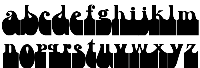 Dogsmoke Thunder Font LOWERCASE
