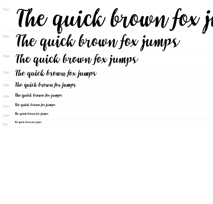 Dohearts Italic Waterfall