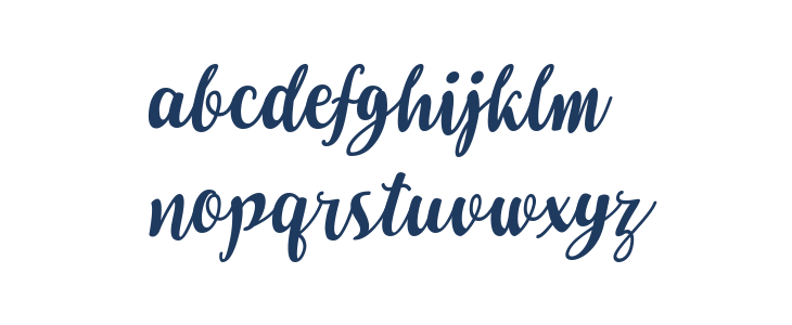 Dohearts Italic Lowercase