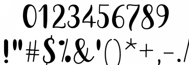 Dohearts Font OTHER CHARS