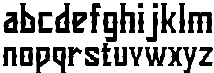 Dohong Kaliba Free Version Font LOWERCASE