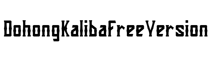 DohongKalibaFreeVersion لخطوط تنزيل
