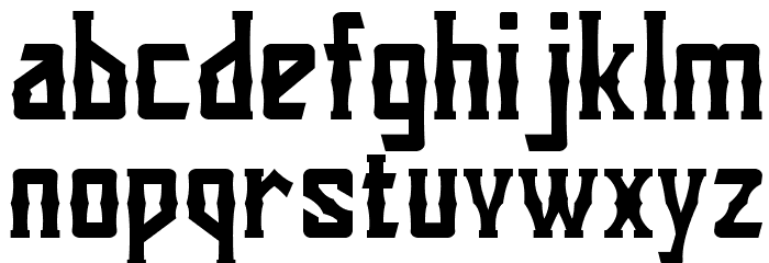 DohongKalibaFreeVersion Font Litere mici