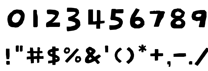 Dokdo Regular Font OTHER CHARS