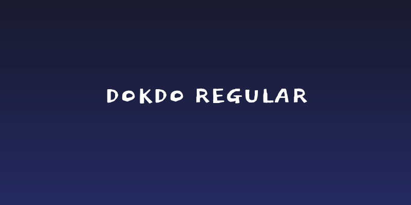 Dokdo Regular Social Header