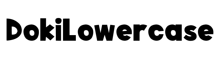 Doki Lowercase  Free Fonts Download
