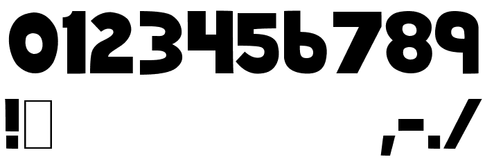 Doki Lowercase Font OTHER CHARS