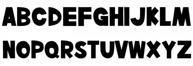 Doki Lowercase Fonte MAIÚSCULAS