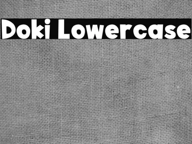 Doki Lowercase Example 1