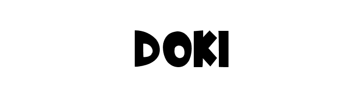Doki  免费字体下载