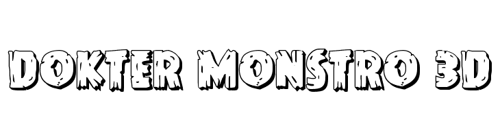 Dokter Monstro 3D  免费字体下载