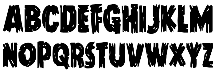 Dokter Monstro Condensed Font LOWERCASE