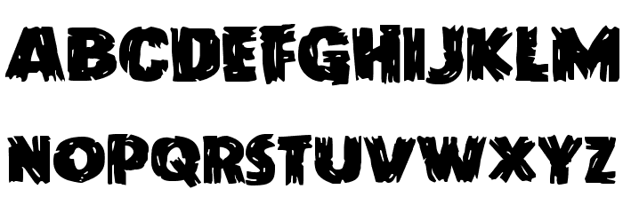 Dokter Monstro Expanded Font LOWERCASE