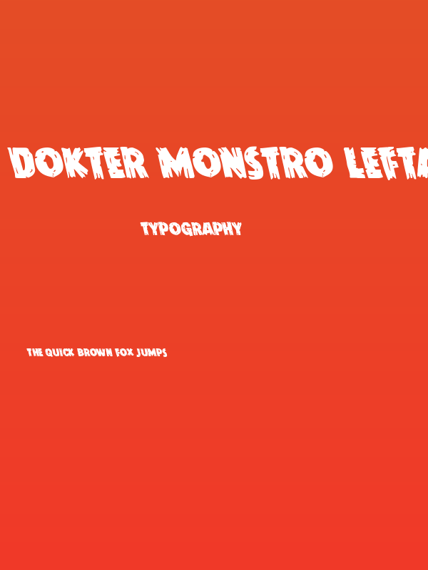 Dokter Monstro Leftalic Poster