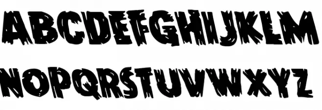 Dokter Monstro Leftalic 字体 小写