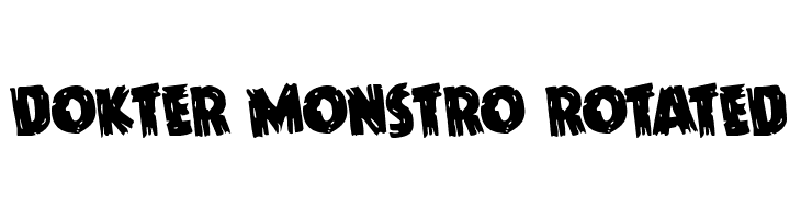 Dokter Monstro Rotated  नि: शुल्क फ़ॉन्ट्स डाउनलोड