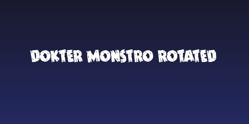 Dokter Monstro Rotated Social Header