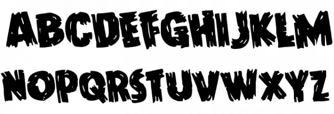 Dokter Monstro Rotated Шрифта строчной