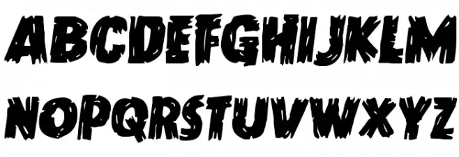 Dokter Monstro Semi-Italic Шрифта ВЕРХНИЙ