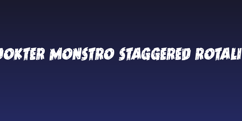 Dokter Monstro Staggered Rotalic Social Header