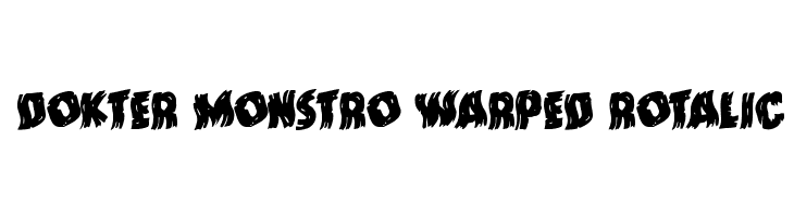 Dokter Monstro Warped Rotalic  免费字体下载