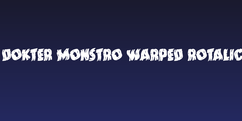 Dokter Monstro Warped Rotalic Social Header