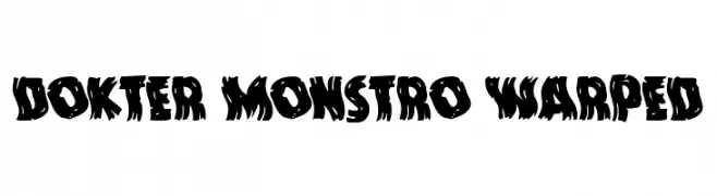 Dokter Monstro Warped  Descarca Fonturi Gratis